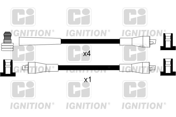 QUINTON HAZELL Комплект проводов зажигания XC564